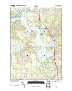 Dancy Wisconsin Historical topographic map, 1:24000 scale, 7.5 X 7.5 Minute, Year 2013