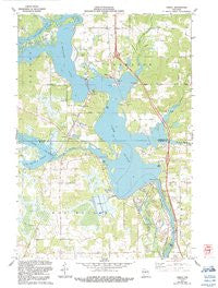 Dancy Wisconsin Historical topographic map, 1:24000 scale, 7.5 X 7.5 Minute, Year 1970