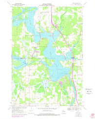 Dancy Wisconsin Historical topographic map, 1:24000 scale, 7.5 X 7.5 Minute, Year 1970