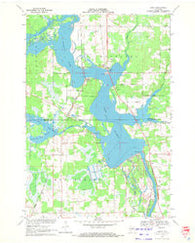 Dancy Wisconsin Historical topographic map, 1:24000 scale, 7.5 X 7.5 Minute, Year 1970