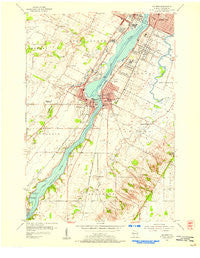 De Pere Wisconsin Historical topographic map, 1:24000 scale, 7.5 X 7.5 Minute, Year 1954