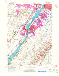 De Pere Wisconsin Historical topographic map, 1:24000 scale, 7.5 X 7.5 Minute, Year 1954