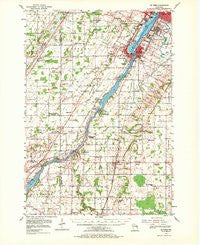 De Pere Wisconsin Historical topographic map, 1:62500 scale, 15 X 15 Minute, Year 1954