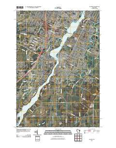 De Pere Wisconsin Historical topographic map, 1:24000 scale, 7.5 X 7.5 Minute, Year 2010