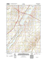 De Pere Wisconsin Historical topographic map, 1:24000 scale, 7.5 X 7.5 Minute, Year 2013