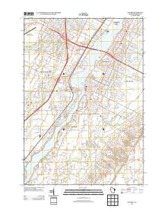 De Pere Wisconsin Historical topographic map, 1:24000 scale, 7.5 X 7.5 Minute, Year 2013