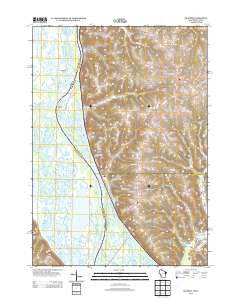 De Soto Wisconsin Historical topographic map, 1:24000 scale, 7.5 X 7.5 Minute, Year 2013
