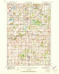 Deer Park Wisconsin Historical topographic map, 1:62500 scale, 15 X 15 Minute, Year 1950