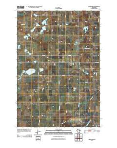 Deer Park Wisconsin Historical topographic map, 1:24000 scale, 7.5 X 7.5 Minute, Year 2010