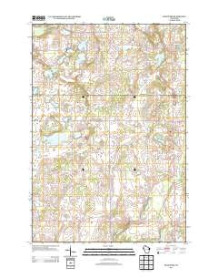 Deer Park Wisconsin Historical topographic map, 1:24000 scale, 7.5 X 7.5 Minute, Year 2013