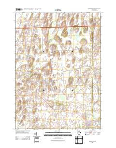 Deerfield Wisconsin Historical topographic map, 1:24000 scale, 7.5 X 7.5 Minute, Year 2013
