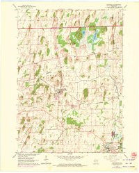 Deerfield Wisconsin Historical topographic map, 1:24000 scale, 7.5 X 7.5 Minute, Year 1962
