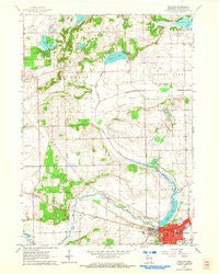 Delavan Wisconsin Historical topographic map, 1:24000 scale, 7.5 X 7.5 Minute, Year 1960