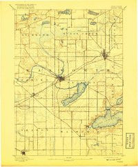 Delavan Wisconsin Historical topographic map, 1:62500 scale, 15 X 15 Minute, Year 1893