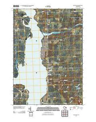 Dellwood Wisconsin Historical topographic map, 1:24000 scale, 7.5 X 7.5 Minute, Year 2010