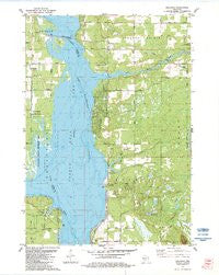 Dellwood Wisconsin Historical topographic map, 1:24000 scale, 7.5 X 7.5 Minute, Year 1983