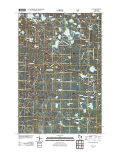 Delta Wisconsin Historical topographic map, 1:24000 scale, 7.5 X 7.5 Minute, Year 2011
