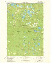 Delta Wisconsin Historical topographic map, 1:24000 scale, 7.5 X 7.5 Minute, Year 1971