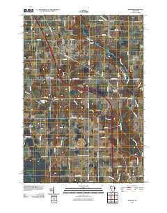 Denmark Wisconsin Historical topographic map, 1:24000 scale, 7.5 X 7.5 Minute, Year 2010