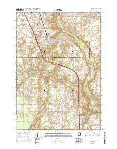 Denmark Wisconsin Current topographic map, 1:24000 scale, 7.5 X 7.5 Minute, Year 2015