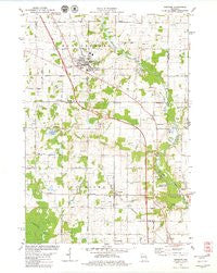 Denmark Wisconsin Historical topographic map, 1:24000 scale, 7.5 X 7.5 Minute, Year 1978