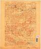 Denzer Wisconsin Historical topographic map, 1:62500 scale, 15 X 15 Minute, Year 1901