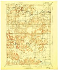 Denzer Wisconsin Historical topographic map, 1:62500 scale, 15 X 15 Minute, Year 1901