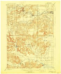 Denzer Wisconsin Historical topographic map, 1:62500 scale, 15 X 15 Minute, Year 1901