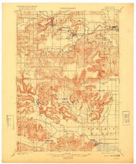 Denzer Wisconsin Historical topographic map, 1:62500 scale, 15 X 15 Minute, Year 1901