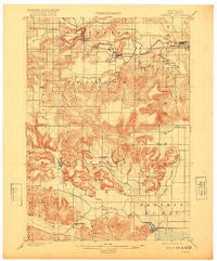 Denzer Wisconsin Historical topographic map, 1:62500 scale, 15 X 15 Minute, Year 1901