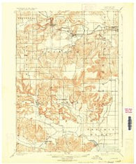 Denzer Wisconsin Historical topographic map, 1:62500 scale, 15 X 15 Minute, Year 1901