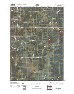 Dewey Marsh Wisconsin Historical topographic map, 1:24000 scale, 7.5 X 7.5 Minute, Year 2010