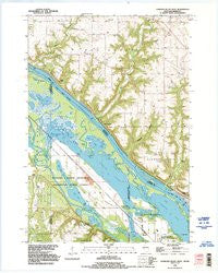 Diamond Bluff West Wisconsin Historical topographic map, 1:24000 scale, 7.5 X 7.5 Minute, Year 1992