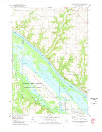 Diamond Bluff West Wisconsin Historical topographic map, 1:24000 scale, 7.5 X 7.5 Minute, Year 1974