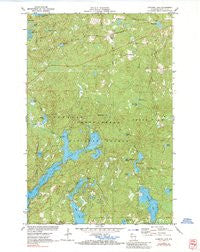 Diamond Lake Wisconsin Historical topographic map, 1:24000 scale, 7.5 X 7.5 Minute, Year 1971