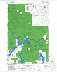 Diamond Lake Wisconsin Historical topographic map, 1:24000 scale, 7.5 X 7.5 Minute, Year 1971