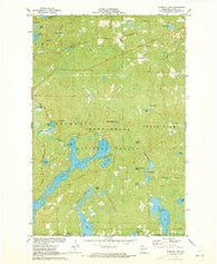 Diamond Lake Wisconsin Historical topographic map, 1:24000 scale, 7.5 X 7.5 Minute, Year 1971