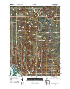 Diamond Bluff East Wisconsin Historical topographic map, 1:24000 scale, 7.5 X 7.5 Minute, Year 2010