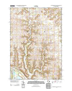 Diamond Bluff East Wisconsin Historical topographic map, 1:24000 scale, 7.5 X 7.5 Minute, Year 2013