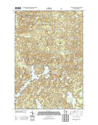 Diamond Lake Wisconsin Historical topographic map, 1:24000 scale, 7.5 X 7.5 Minute, Year 2013