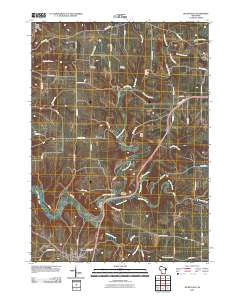 Dickeyville Wisconsin Historical topographic map, 1:24000 scale, 7.5 X 7.5 Minute, Year 2010