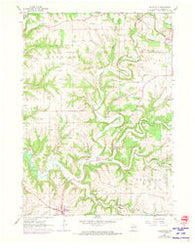 Dickeyville Wisconsin Historical topographic map, 1:24000 scale, 7.5 X 7.5 Minute, Year 1961