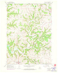 Dickeyville Wisconsin Historical topographic map, 1:24000 scale, 7.5 X 7.5 Minute, Year 1961
