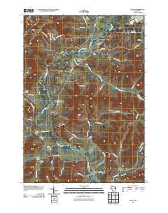 Dodge Wisconsin Historical topographic map, 1:24000 scale, 7.5 X 7.5 Minute, Year 2010