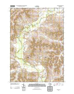 Dodge Wisconsin Historical topographic map, 1:24000 scale, 7.5 X 7.5 Minute, Year 2013