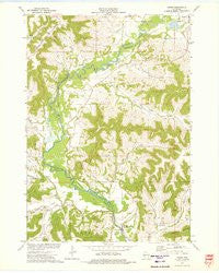 Dodge Wisconsin Historical topographic map, 1:24000 scale, 7.5 X 7.5 Minute, Year 1973