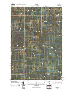 Doering Wisconsin Historical topographic map, 1:24000 scale, 7.5 X 7.5 Minute, Year 2010