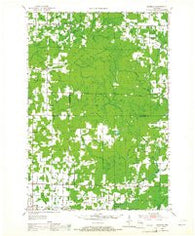 Doering Wisconsin Historical topographic map, 1:48000 scale, 15 X 15 Minute, Year 1951