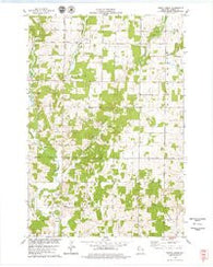 Dority Creek Wisconsin Historical topographic map, 1:24000 scale, 7.5 X 7.5 Minute, Year 1978