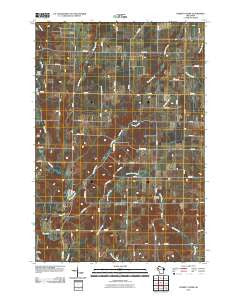 Dorrity Creek Wisconsin Historical topographic map, 1:24000 scale, 7.5 X 7.5 Minute, Year 2010